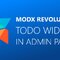 How to manage tasks in MODX Revolution - creating a TODO widget for the admin panel